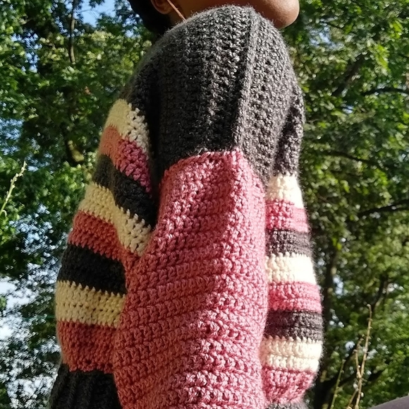 Handmade Striped Sweater - Picture 2 of 7